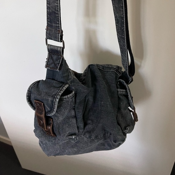 Denim David jones crossbody bag - Picture 4 of 5